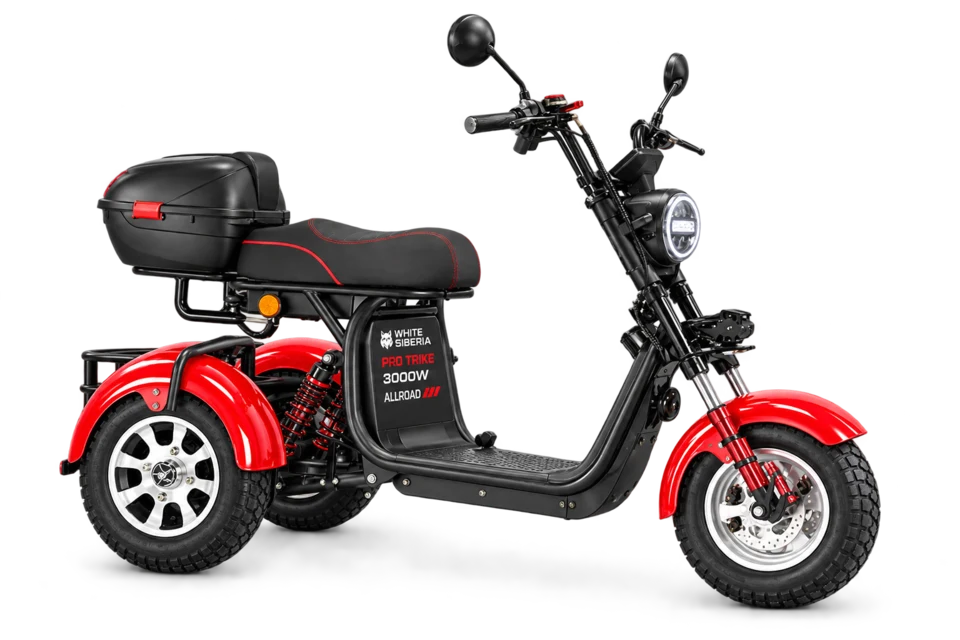 WHITE SIBERIA PRO TRIKE 3000W BLACK